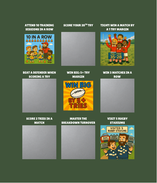 RUGBY ACHIEVEMENTS
